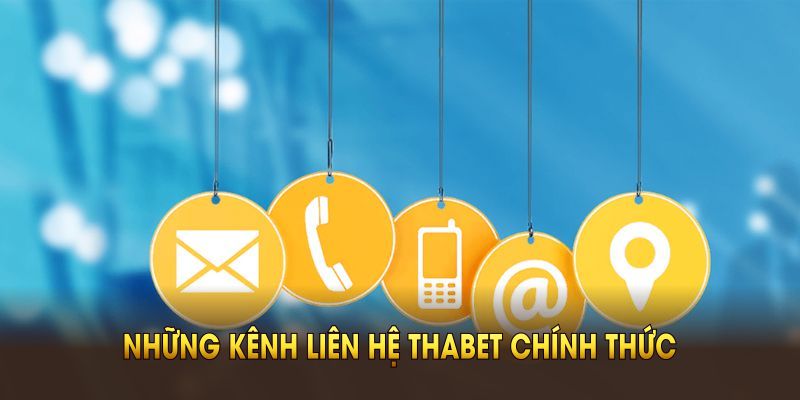 Những kênh liên hệ Thabet chính thức có trên hệ thống